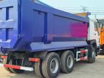 10tires White U-Type Dump Truck Sinotruck HOWO 6*4 in White and Blue Color for