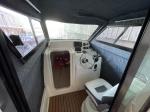 2023 new 25ft FRP Half top fishing boat with cabin in cheap price