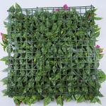 Plastic Ivy Leaf Artificial Green Walls Panels 50*50CM Outdoor Faux Boxwood