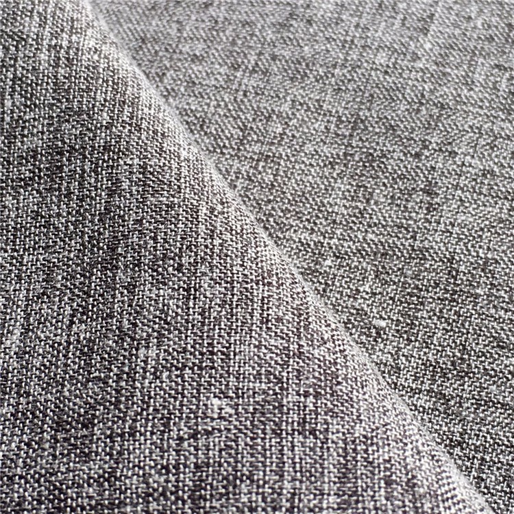 Woven Plain Two-Tone Polyester Cotton Imitation Linen Shirting Fabric