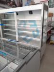 Commercial Air Curtain Cabinet Fan Cooling Vegetable And Fruit