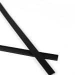 Colorful Soft PVC Industrial Ceiling Profiles Black