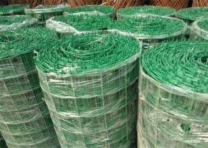 Quality Green PVC Coated Welded Wire Mesh Panels / Plain Weave Mesh For Railings wholesale