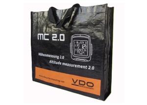 Quality Waterproof Recycled Laminated PP Woven Shopping Bag 33x44x20cm wholesale