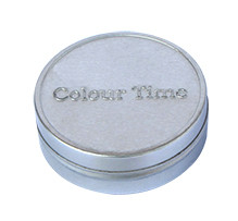 Color Time Embossing Mini Tin Cans Diameter 60 x 20hmm , Round Tin Container