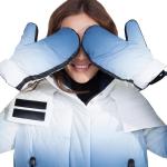 FODARLLOY Short Hood Warm Girls Duck Padded Down Plus Size Puffer Coat