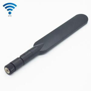Quality 800 - 2700 Mhz Indoor SMA 4G Antenna 5DBi Rubber Material Black Color wholesale