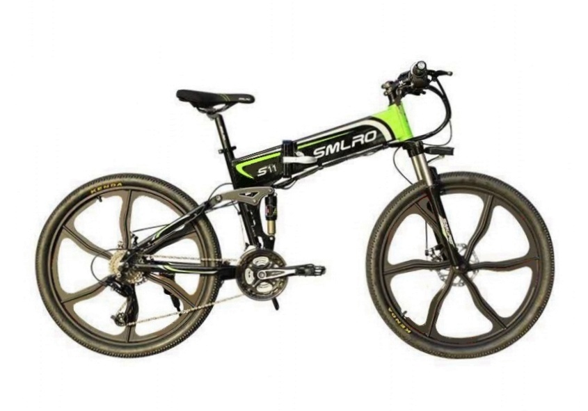 SMLRO Folding 26 Electric Bike With 13AH Lithium Battery 1.95 Width