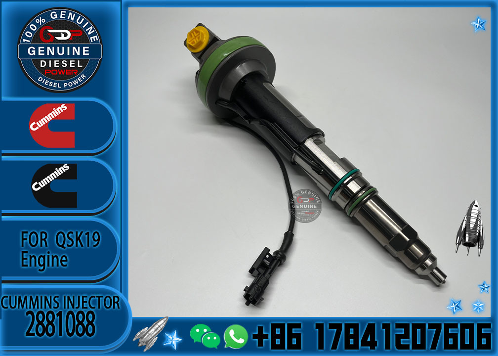 Generator Engine Parts Cummins QSK19-G QSK38-G QSK50-G Fuel Injector Kit 2882129 2881088