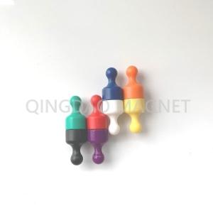 Quality Sintered NdFeB Hook Magnet, N35, Permenent Office Magnets in Green Color wholesale