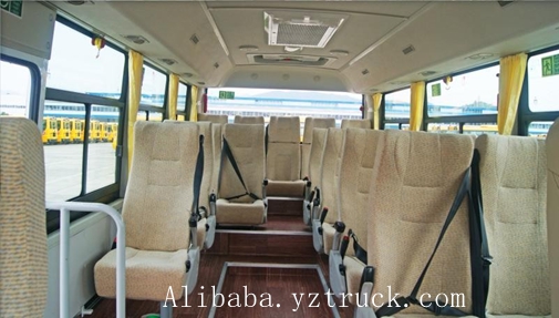 Electric Luxury City Bus 6/8/10 Meter 10-19 Seater with A/C and LHD Steering Position