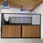 Customized Horse Stall Fronts Made Of Steel And Bamboo For Stable Welded Weave