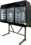 Top Glass Door Freezer Dealer With External Steel Support And Internal 3pcs