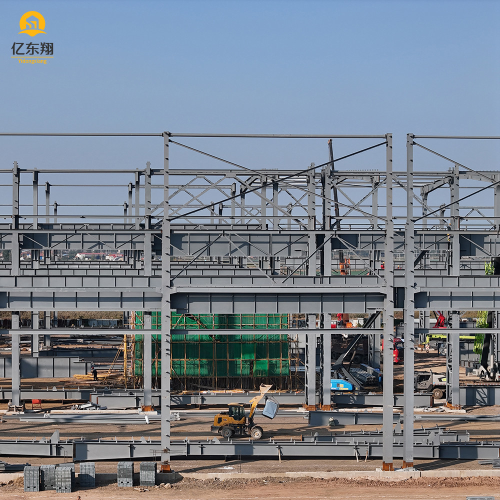 Anti Corrosion Prefabricated Steel Frame Building Construction Auto CAD Drawing Design