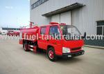 JMC Water Tank Fire Fighting Vehicle , 4x2 Red Color Fire Fighting Truck
