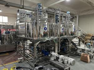 Quality PLC 1000L Cosmetic Manufacturing Machine Emulsifying Homogenizer Paste Ointment Mixer wholesale