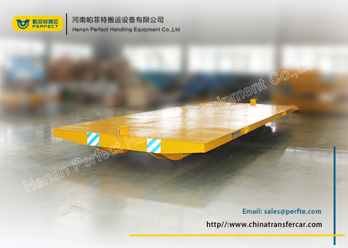 Manual Power Heavy Material Transfer Trolley trailers Facility