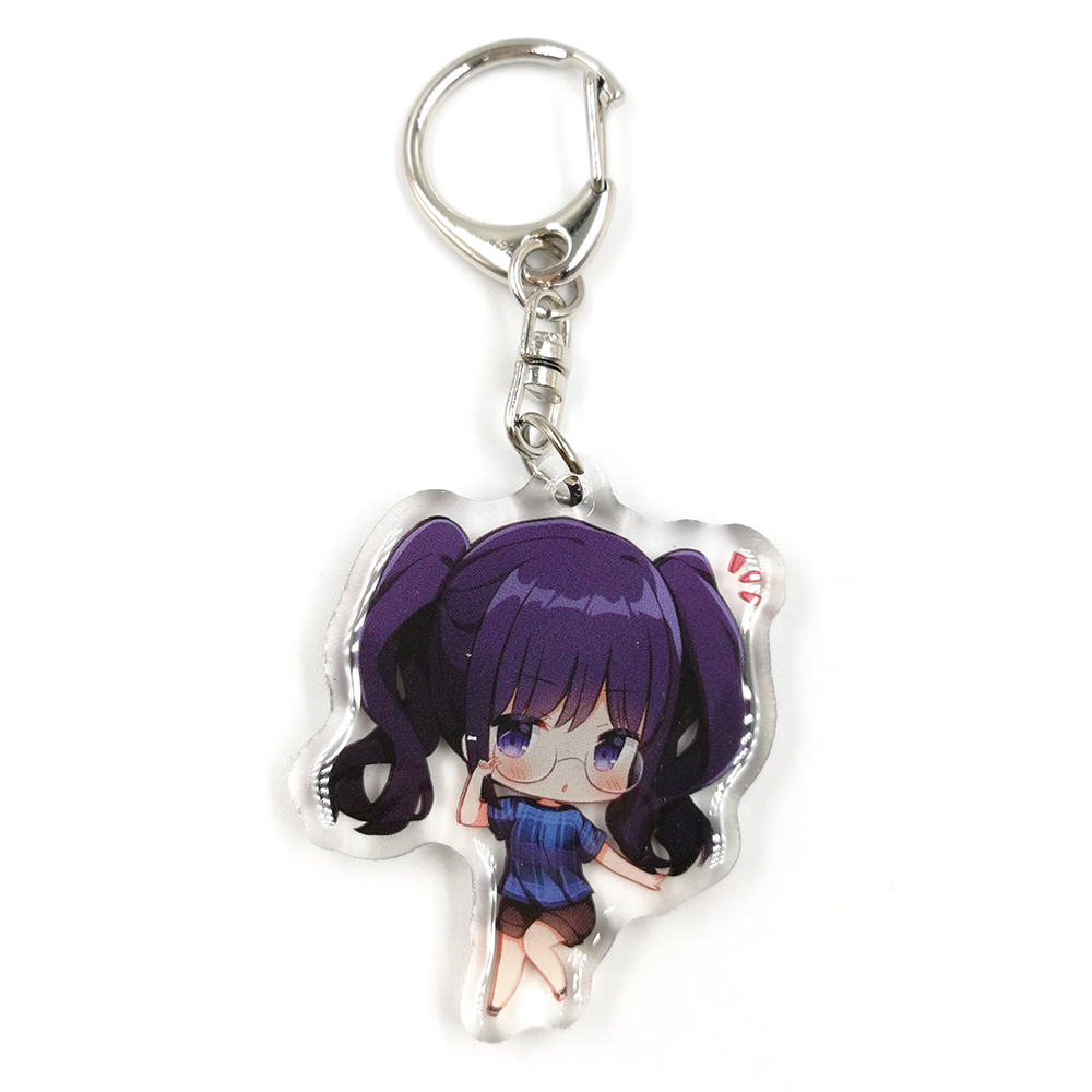 Customized Logo Epoxy Anime Figure Make Your Own Acrylic Keychain Charms