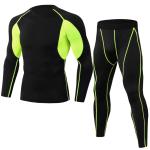Quick Dry Breathable Compression Running Rash Set Men Gym Wear