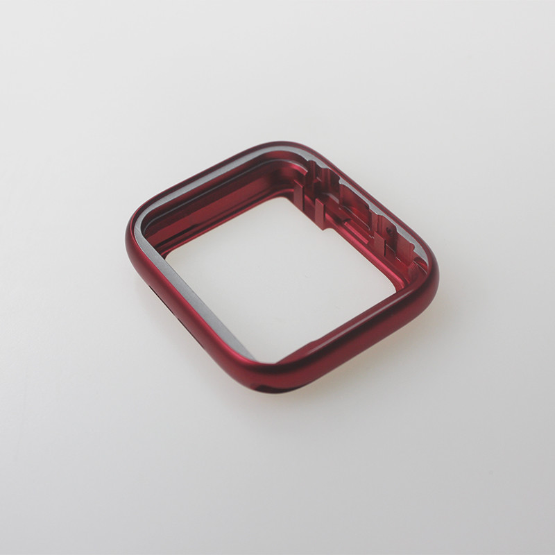 Precision Machining Children'S CNC Watch Dial With Blast Sand Anodizing Red