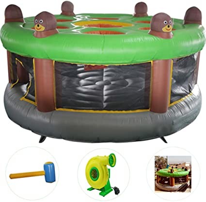 New design inflatable whack a mole machine interactive game for adults and kids inflatable whack a mole game