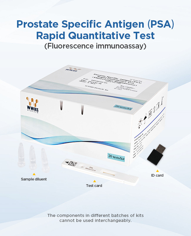 FIA Quantitative PSA Rapid Test Kit Dry Fluoroimmunoassay Analyser