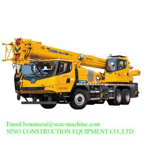 Quality 16 Ton XCT16 Hydraulic Telescopic Truck Crane Fully Extended Boom wholesale