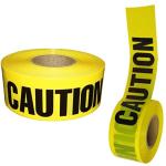 Yellow Caution Tape Harzard Plastic Barrier Tape 3 Inch X 1000 Feet For