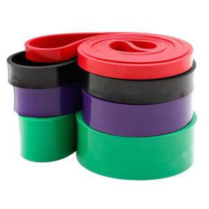 Quality 208*2.9*0.45cm Anti Wear TPE Resistance Bands Pull Up Loop Band Heavy Duty wholesale