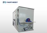 Double Screw Animal Feed Mixer Machine , Steel Grain Mixing Equipment