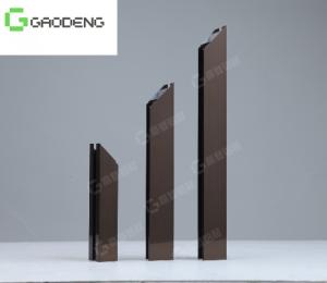 Quality T4-T8 Aluminium Profile Doors And Windows Bronze Anodized wholesale