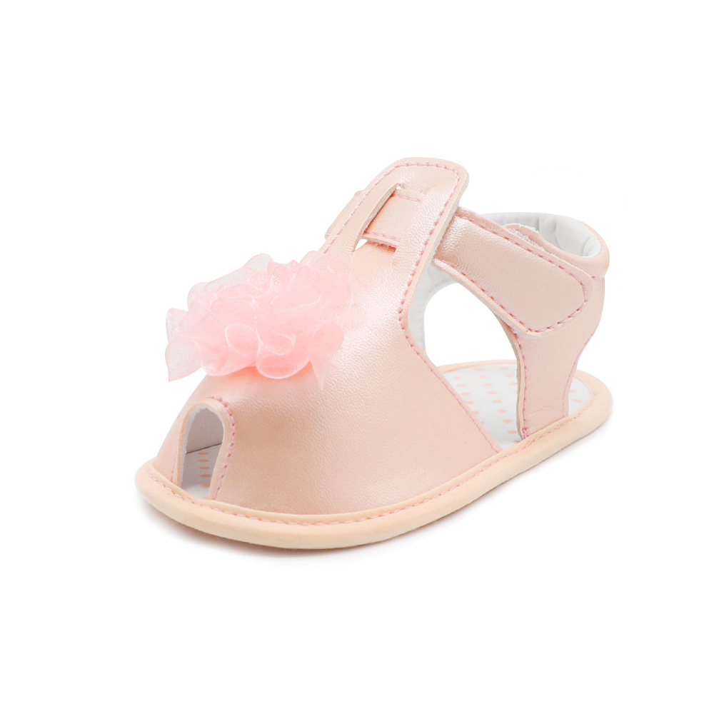New designed PU Leather Flower lace 0-2 years girls Princess outdoor Baby shoes