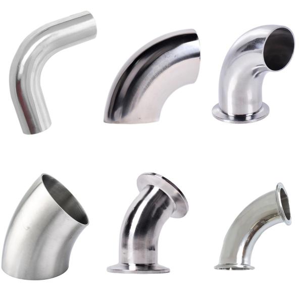 Stainless Steel 304 316 Pipe Fitting SR LR 90 Degrees 45 Degrees Street Welding