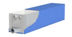 Quality Baffled Bulk Container Liner / Industrial Storage Containers customized wholesale