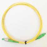 OFNP Fiber Optic Patch Leads FC / APC To SC / APC 2.0mm Single Fiber Low