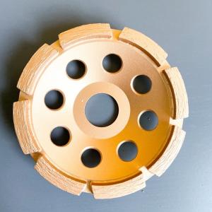 Quality 125mm 5inch Single Row Diamond Cup Grinding Wheels Grit 30/40 All Purpose wholesale