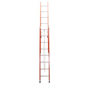 Quality Lightweight 16 Tread Fiberglass Step Ladder OEM Accepted Corrosion Resistance wholesale