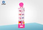 Economical Pink Innovative POS Displays For Nail Polish Selling