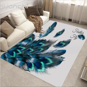 Quality Feather Pattern polyester Fiber Living Room Floor Carpet Special Style wholesale