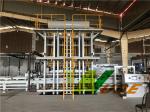 High Pressure Embossing Short Cycle Laminating Line / Synchronous Laminating