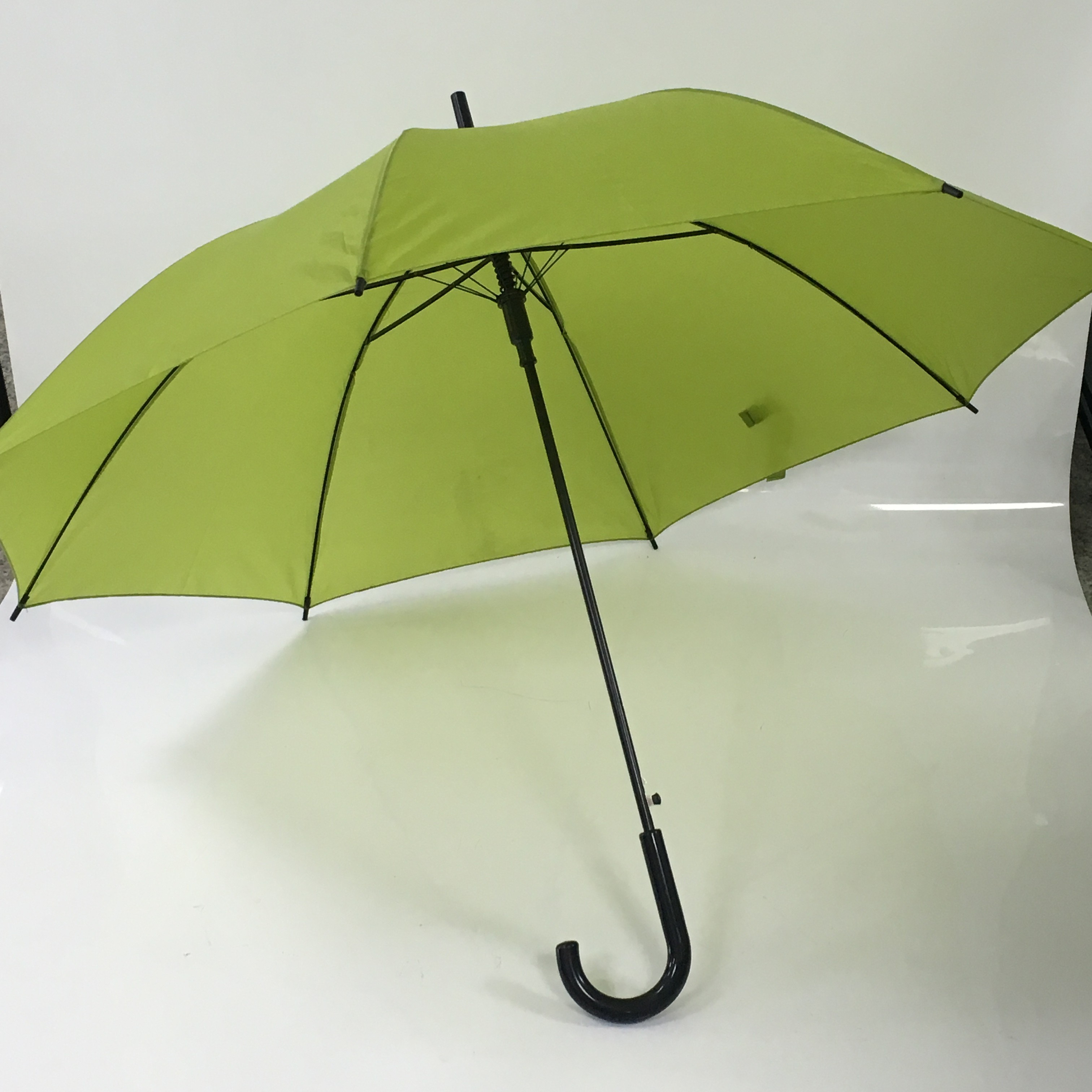 Promotional RPET Pongee Auto Open Stick Umbrella Diameter 105cm