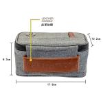 Money Bag with Lock, Lockable Bank Bag, Money Bag for Cash, Waterproof Bag for