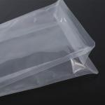 Ink Printing Clear Heat Sealing Flat Bottom Gusset Bags