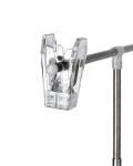 Iron Base Ratail POS Sign Holder 220 - 800mm Height , Price Tag Holder Clip