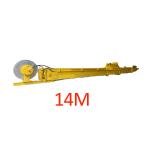 DX225 Telescopic Arm / Hydraulic Telescopic Boom 0.4-0.6 Cbm Digging Bucket For