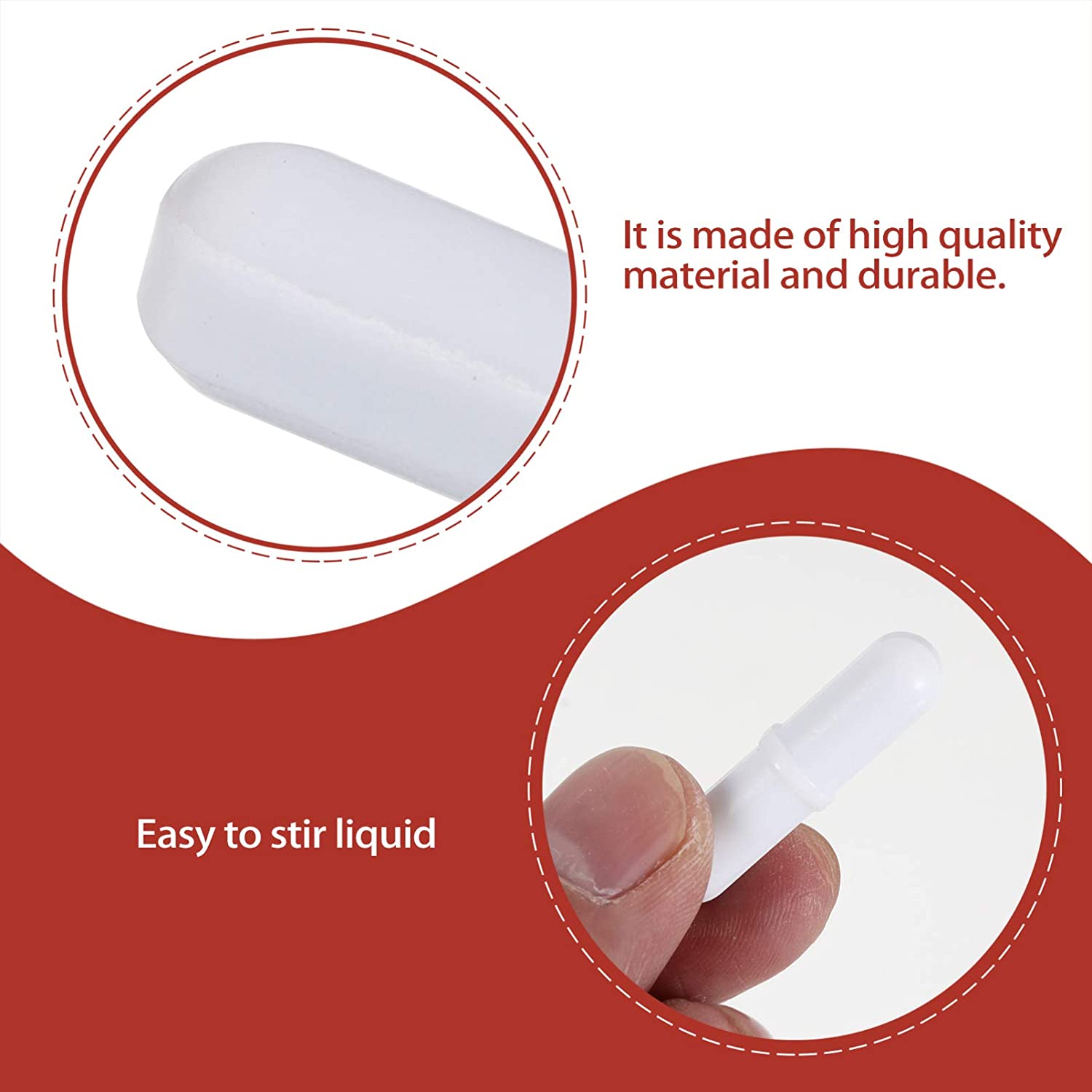 Laboratory Experiment Magnetic Stir Bar with Cylindrical Shape and Industrial Magnet