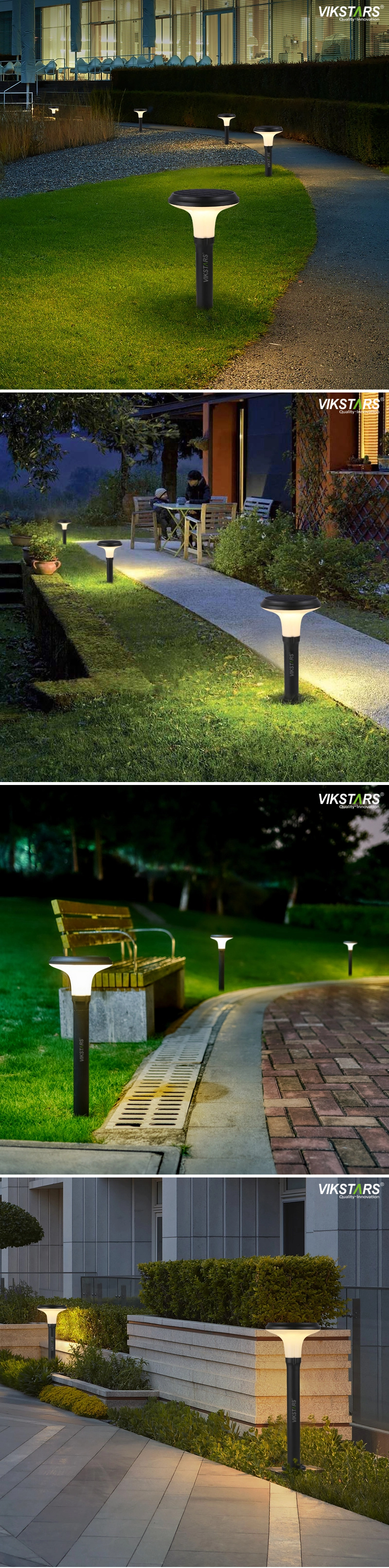 Bright Solar Lawn Lamps For Outdoor Back Yard Lighting Exterior Good Quality