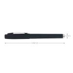 Corporate Advertising Black Metal Gel Ink Pen with Custom Logo and 240M Writing