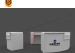 OEM Logo Solid Surface Reception Desk Bank Reception Counter