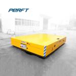 Yellow Customized Automated Motorized Battery Transfer Cart Carrier Flat Car